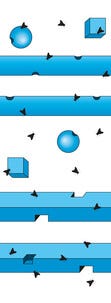 Silverline flugfälla S, flugfångare inomhus, 12-pack