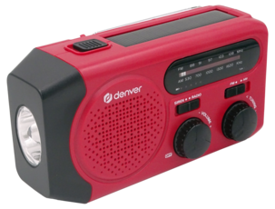 Denver SCR-2010 vevradio med solcell och powerbank