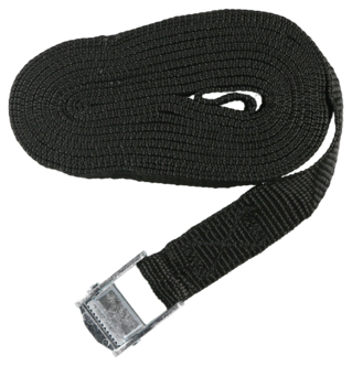 Strammebånd svart, bredde 25 mm