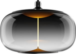 Smokey LED-lampa E27, magnetiskt filament, 30 cm