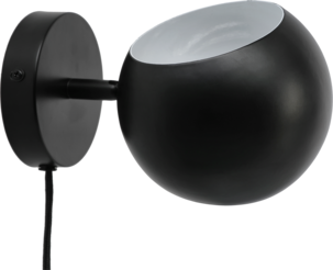 Northlight Isak svart vägglampa, inomhus