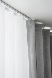 Gardinskinne dobbel, Hasta hotellskinne, 2 meter