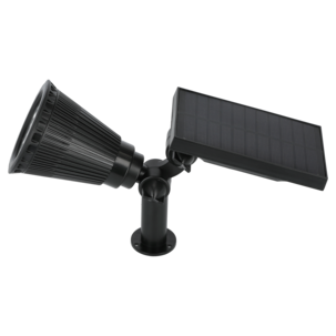Northlight solcellebelysning spotlight svart
