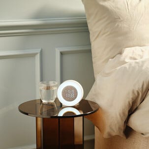 Vekkerklokke med wake-up light, digital