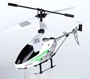 Kauko-ohjattava helikopteri ja kamera