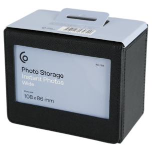 Valokuvalaatikko pikakameran kuville, wide-koko