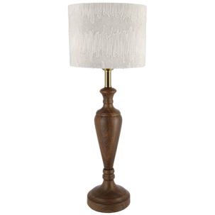 Northlight lampeskjerm linblanding bølgemønster, beige