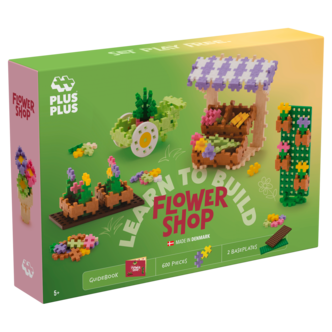 Plus Plus Learn to Build Flower Shop 600 bitar, från 5 år