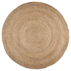 Rund flätad matta, 100 cm