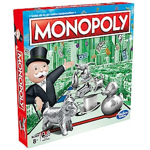 Sällskapsspel Monopoly, Hasbro