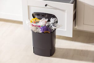 Søppelbøtte Frank avfallskomprimator, 11 liter