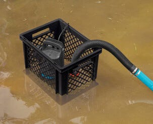 Gardena Set 9000 dränkbar pump, flottörbrytare, 300 W