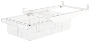 Kjøleskapsoppbevaring uttrekkbar, 20 x 30,5 x 9,5 cm