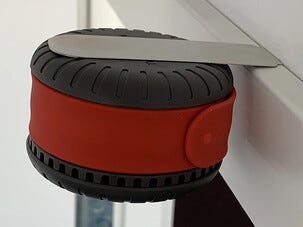 Deltronic DS105 Matkapalovaroitin jossa murtohälytin