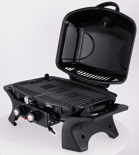 Portabel gasolgrill, 2 brännare