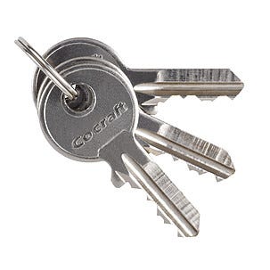 Riippulukko, jossa pitkä sanka, Cocraft 