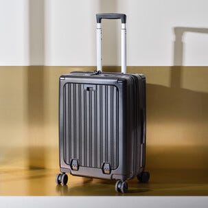 Kabinväska med USB-A, USB-C, 55 x 40 x 23 cm, svart