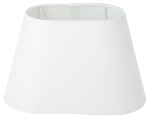 Northlight liten, oval lampeskjerm i stoff, 22 x 15 cm