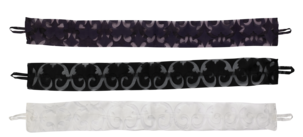 Gardinlängd Burnout mönster 2-pack