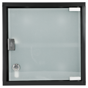 Lukittava lääkekaappi, 2 avainta, mattamusta