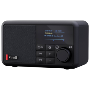 Pinell Compact+ DAB og FM-radio med Bluetooth, bærbar