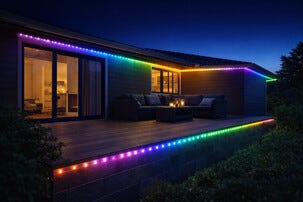 Deltaco Smart LED-valonauha neon RGB ulos, 2 x 5 m