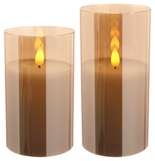 LED-ljus glas 2-pack Northlight