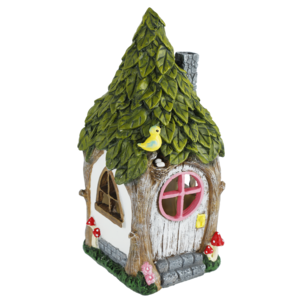 Northlight fairy garden tomtehus solcell LED 31 cm
