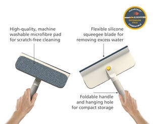 Joseph Joseph CleanTech 2-i-1 fönsterskrapa, 36 cm