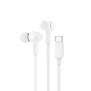 Belkin SoundForm in-ear hörlurar med sladd, USB-C