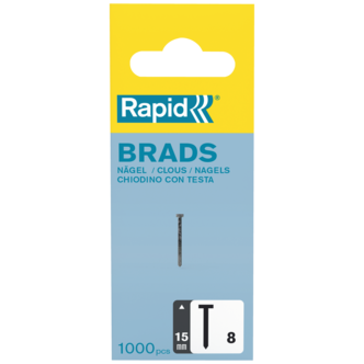 Rapid Nr 8 dyckert för spikpistol, galvaniserad spik