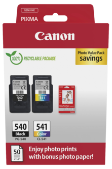 Canon PG-540, CL-541 PVP bläckpatron set