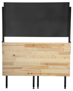 Arbetsbänk och verktygstavla