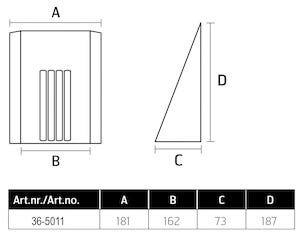 Flexit stormkåpa utan ram