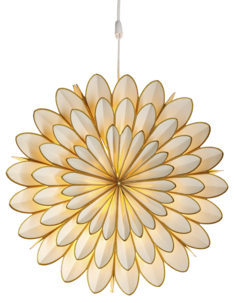 Adventsstjärna papp blomma 46 cm, Northlight