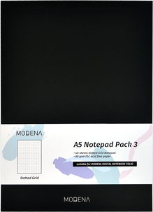 Anteckningsbok Modena A5, 3-pack