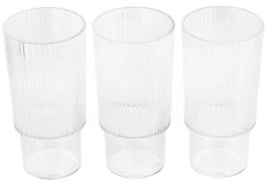 Drinkglas i plast 35 cl stapelbara, 3-pack