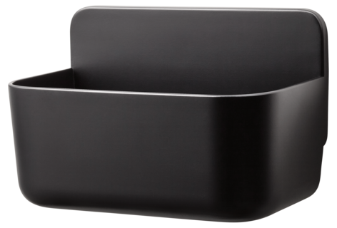 Tesa Lavaa Suihkukori, itsekiinnittyvä, musta