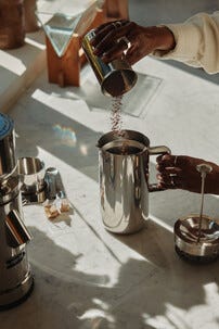 Aarke French Press presskanne 1 liter i rustfritt stål