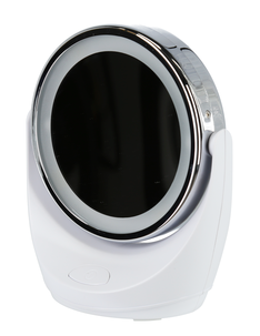 Speil med belysning og forstørrelse