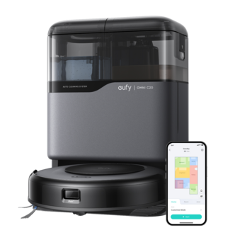 Eufy Omni C20 robotdammsugare med mopp och station