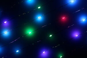 Ljusslinga i metall, Multicolor