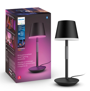 Philips Hue WCA Go bærbar bordlampe i metall, 35 cm