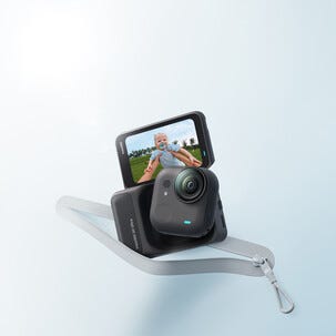 Insta360 GO Ultra actionkamera med magnetfeste