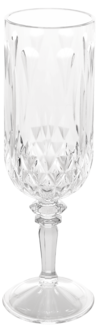 Champagneglass i plast 16 cl, 4-pakning