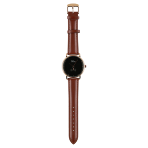 Virtue armbandsur analogt klassiskt, brun