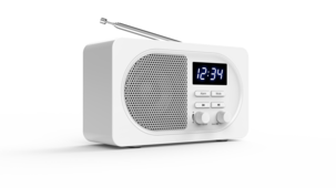 Exibel FM-radio, klockradio, Bluetooth, USB och 3,5 mm