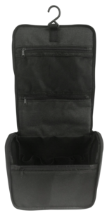 Necessär med hängare, svart, 23 x 21 cm