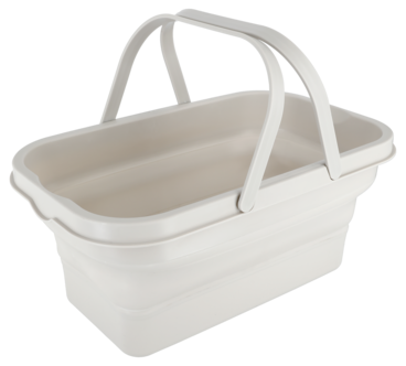 Sammenleggbar piknikkurv med lokk og bord