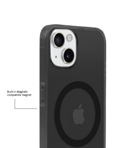 Holdit Transparent Case MagSafe iPhone 15, 14, 13 mobildeksel